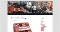 Desktop Screenshot of fahrschule-bergmann.de
