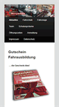 Mobile Screenshot of fahrschule-bergmann.de